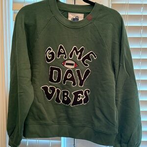 NWT Just Madison Green 'Game Day Vibes' Sweatshirt - Medium